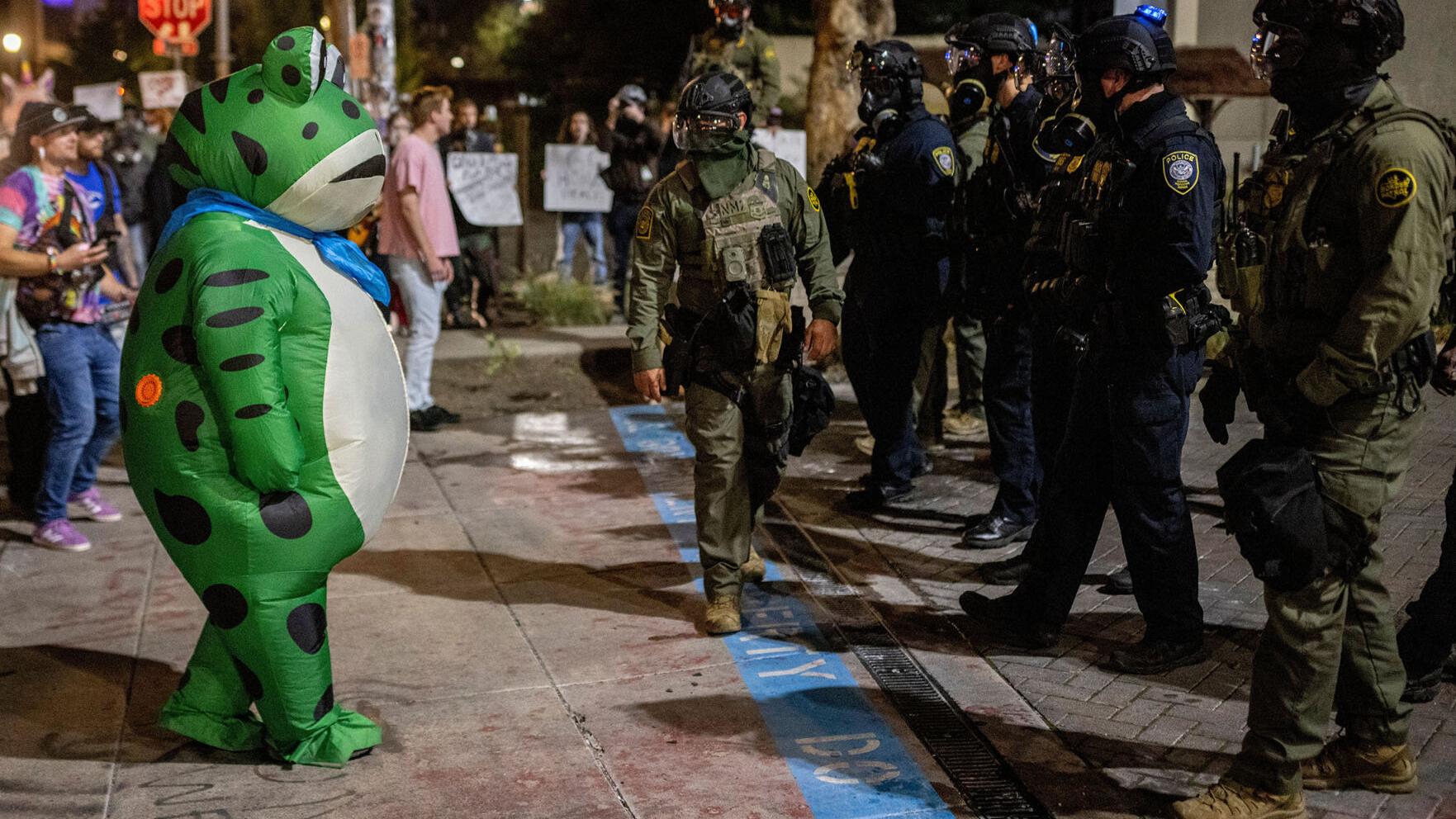 Tim Steller's column: Nonviolence, irreverence essential as protests return to Tucson